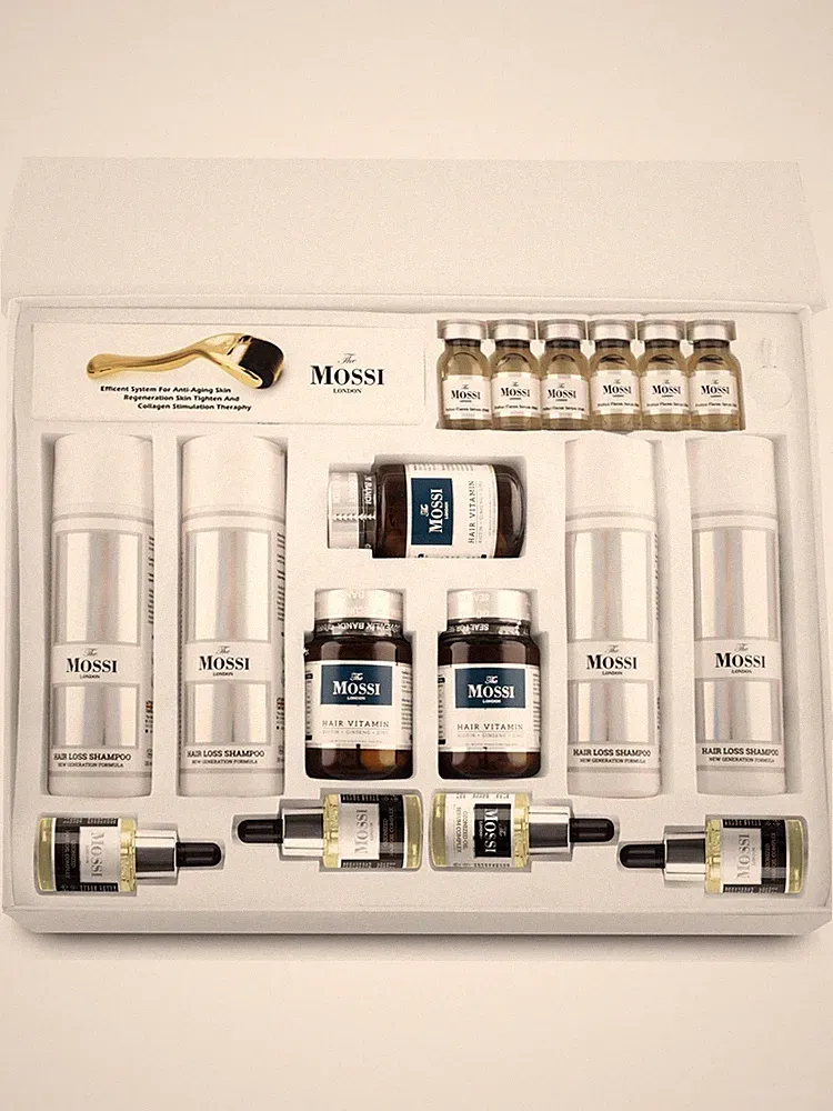 The Mossi London 6 Month Flacon Plus Hair Set – Complete Hair Loss Treatment